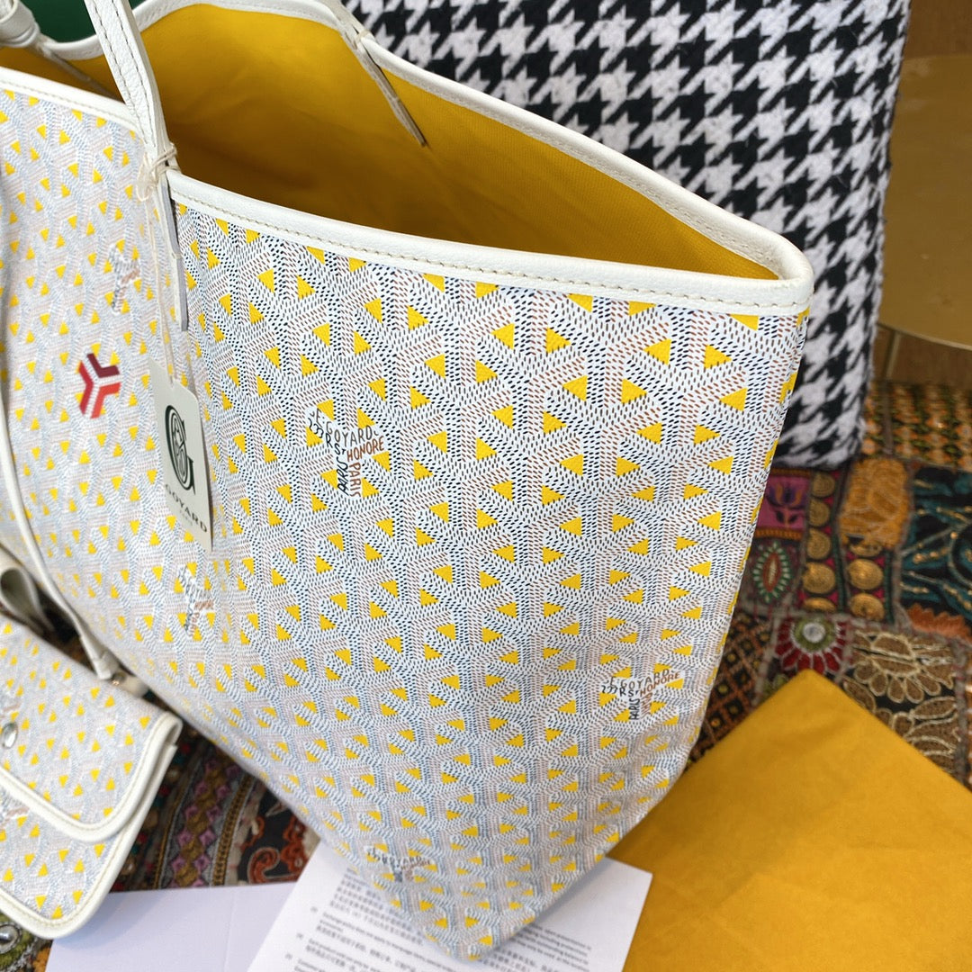 Goya*d limited edition saint Lou*s claire-voie gm bag /tote – yellow - image 4