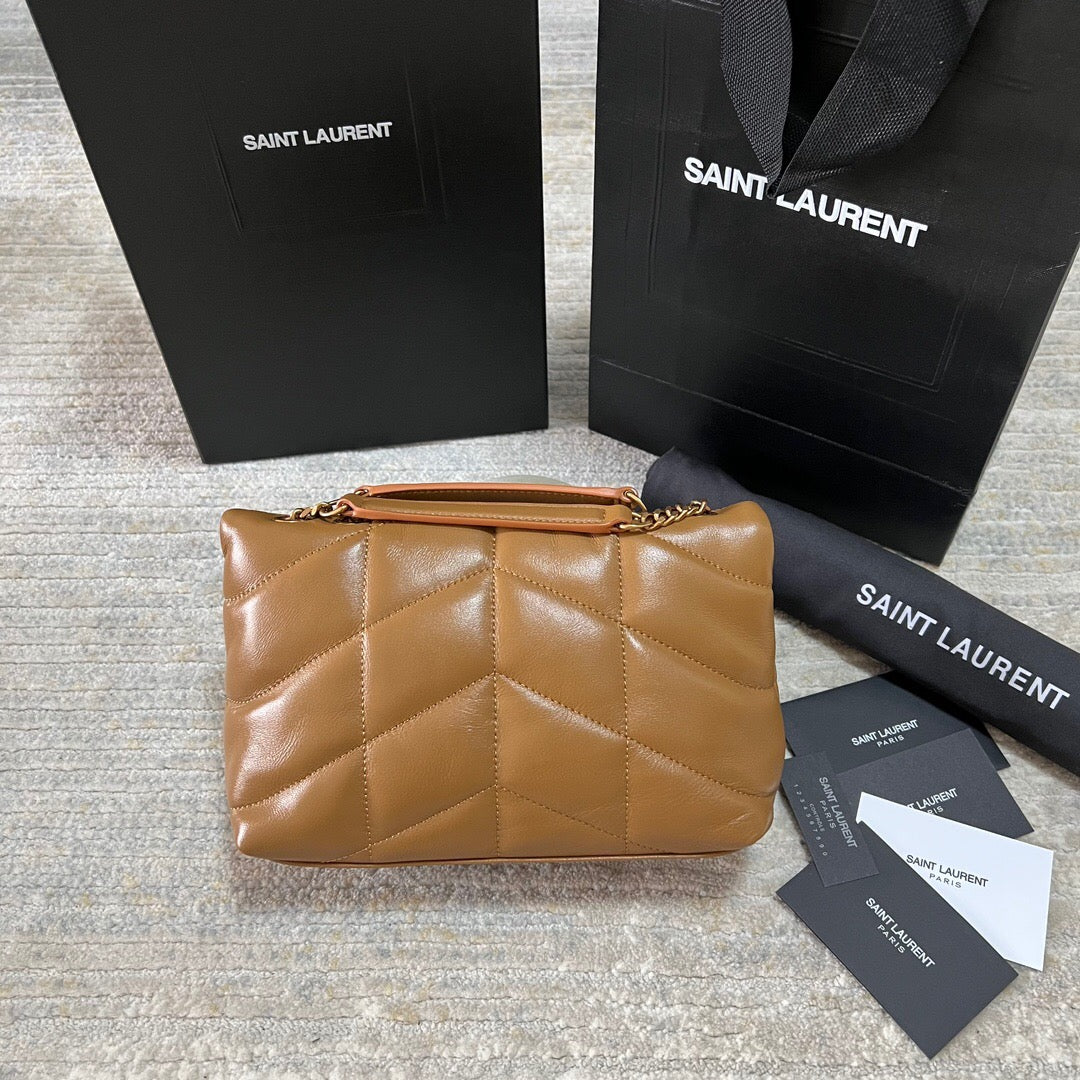 saint laurent loulou toy puffer in lambskin - image 3