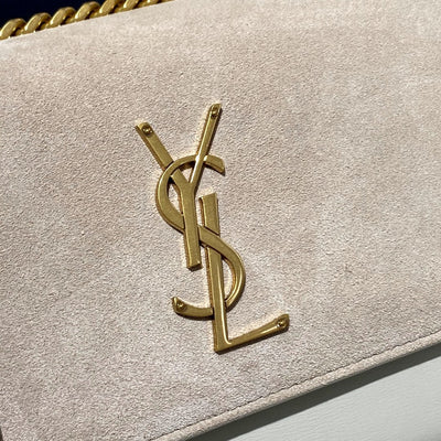 saint laurent sunset shoulder bag ‘sea salt’ - image 4