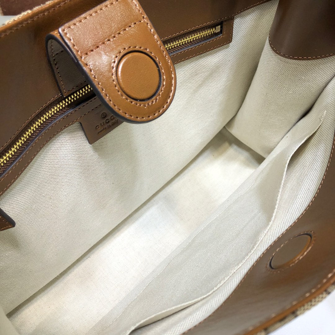 Guc*i horsebit 1955 gg supreme canvas leather - image 3