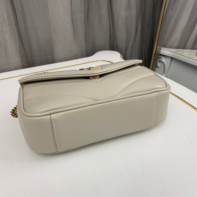 Y*L loulou medium in matelassé lambskin white - image 2