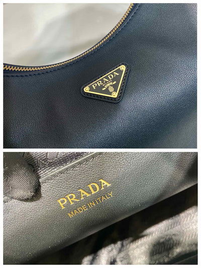 Pr*da arche small leather shoulder bag - image 4