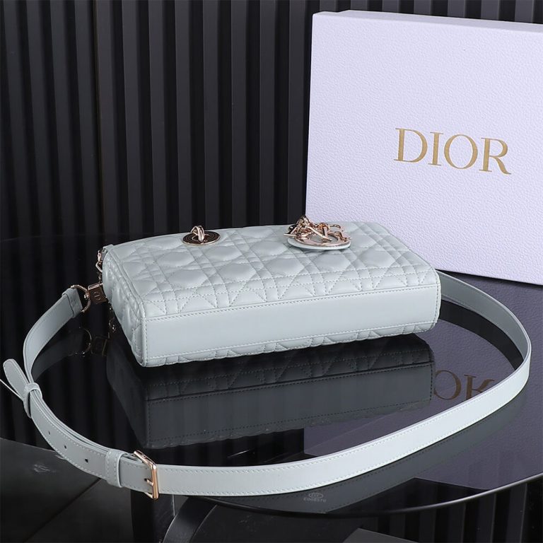 Di*r medium blue lady d-joy bag( - image 4
