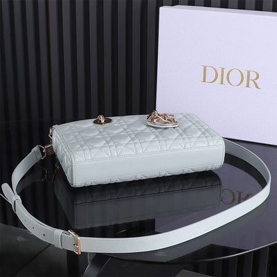 Di*r medium blue lady d-joy bag( - image 4