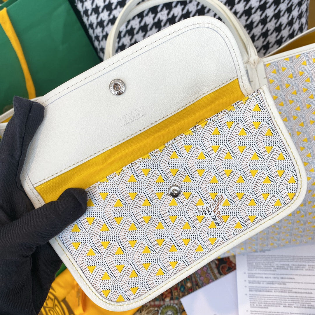 Goya*d limited edition saint Lou*s claire-voie gm bag /tote – yellow - image 5