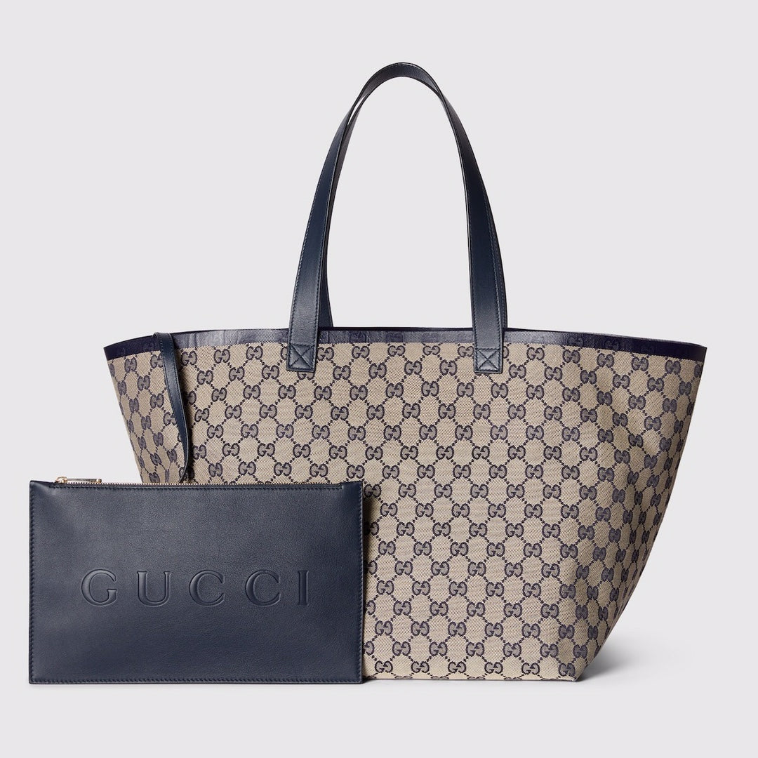 Guc*i totissima large tote bag gg canvas - main image