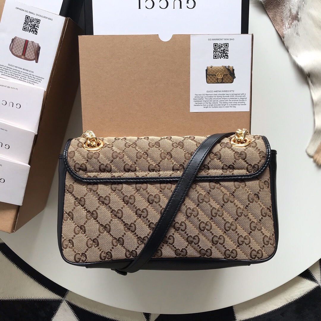 Guc*i gg marmont gg shoulder bag small - image 4