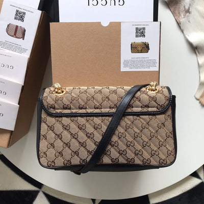 Guc*i gg marmont gg shoulder bag small - image 4