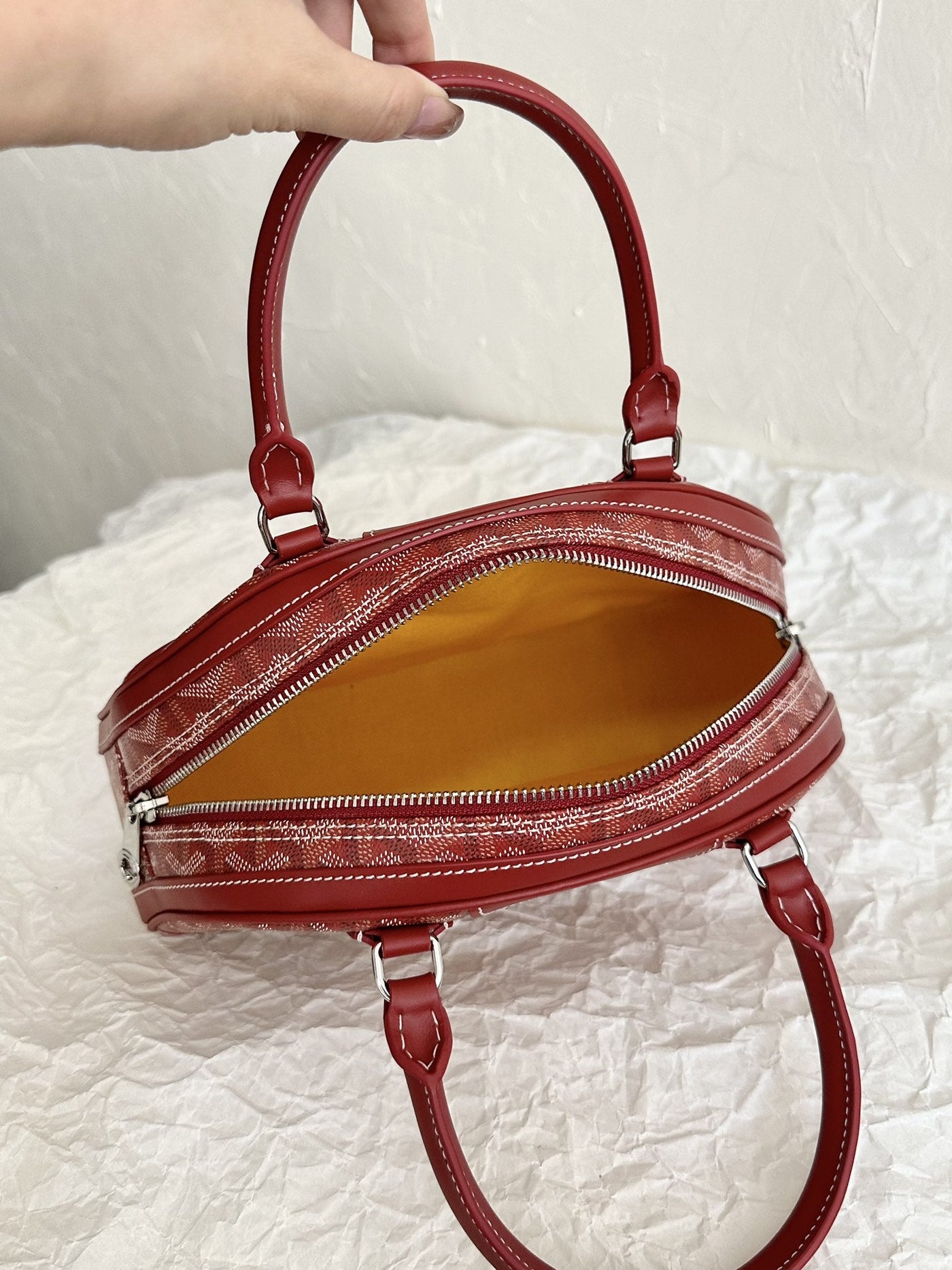 Goya*d saint jeanne bag coated canvas pm red 9496843 - image 8