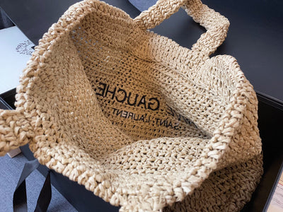 saint laurent rive gauche linen tote bag - image 3