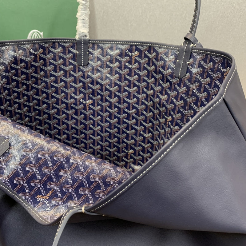 Goya*d navy blue anjou gm tote bag - image 7