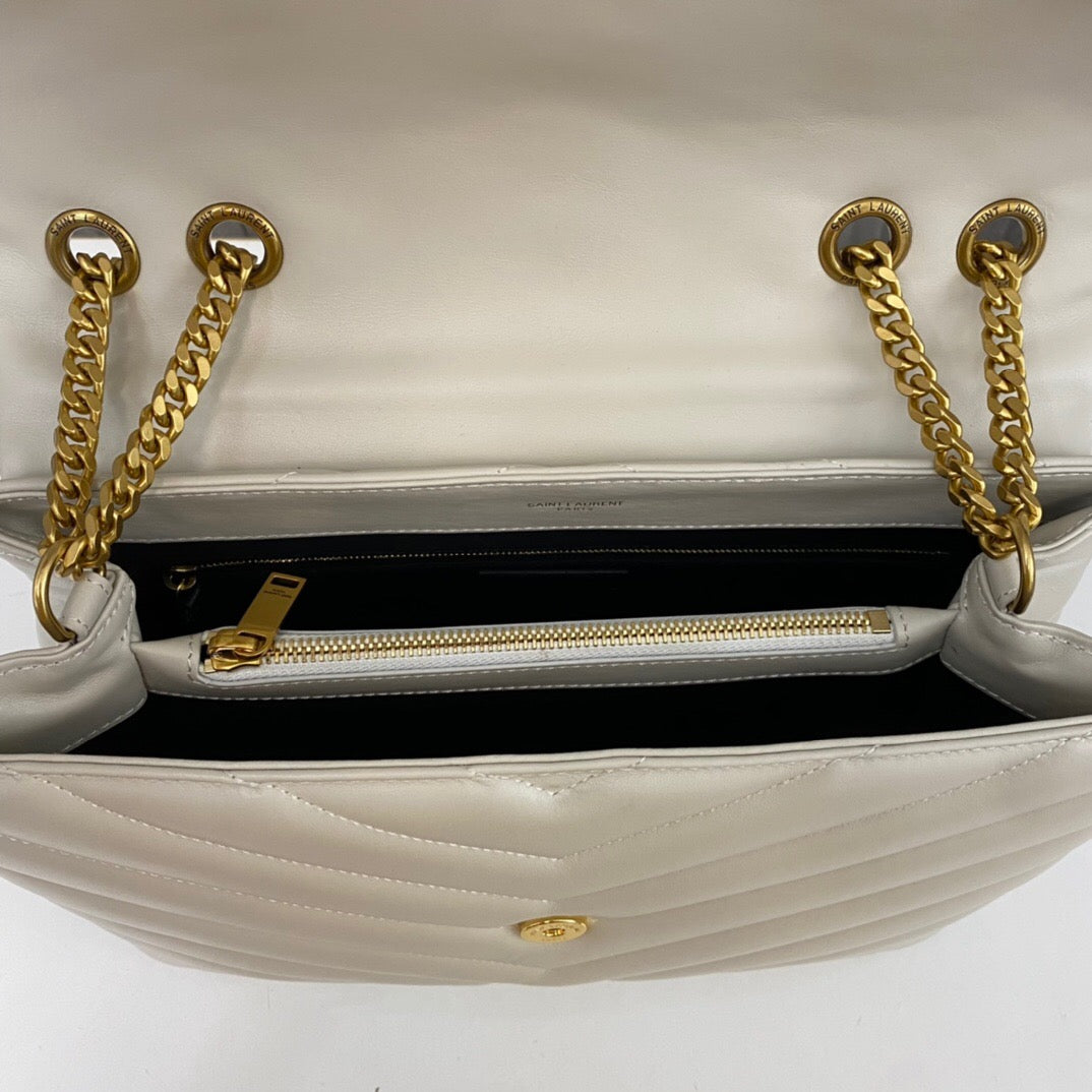 saint laurent sm loulou monogram quilted leather bag - image 5