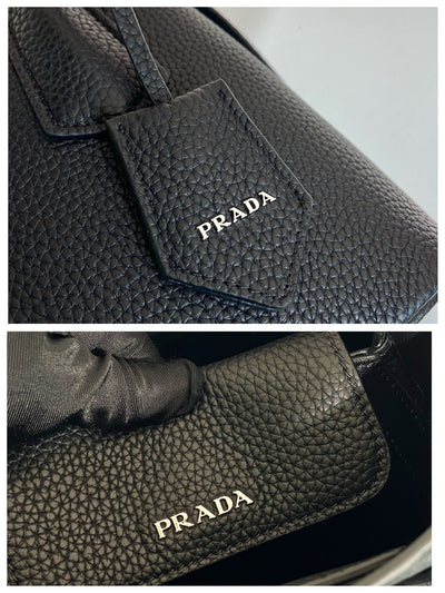 Pr*da small Pr*da double saffiano leather bag - image 5