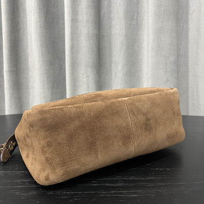 Pr*da brown medium suede shoulder bag - image 5