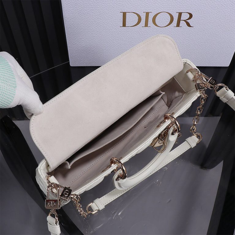 Di*r medium white lady d-joy bag - image 7