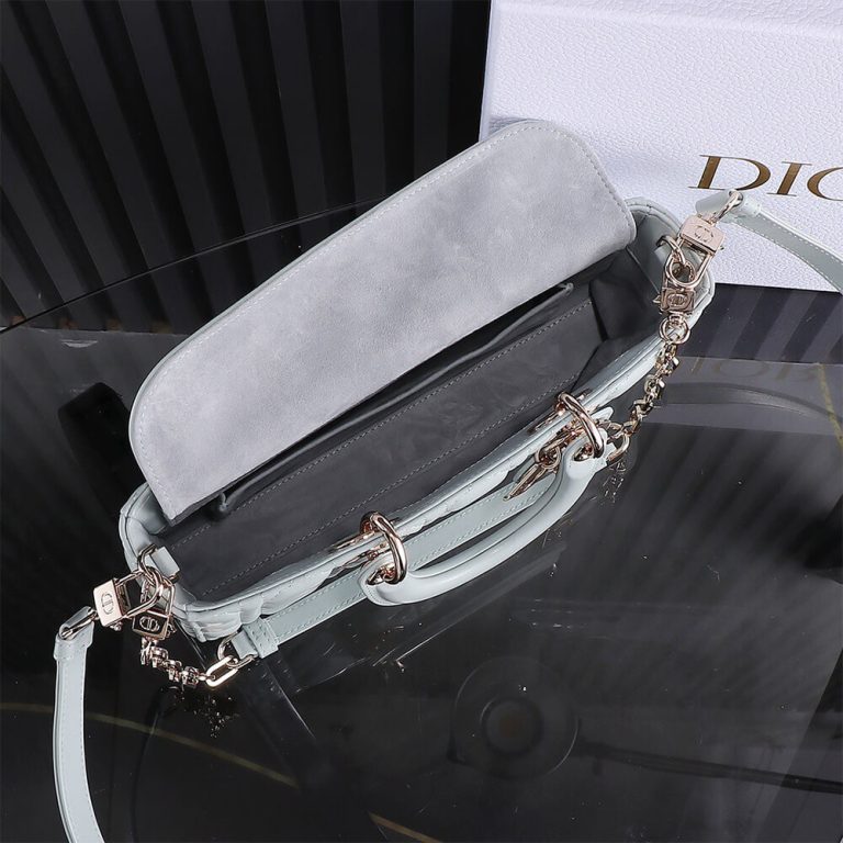 Di*r medium blue lady d-joy bag( - image 6