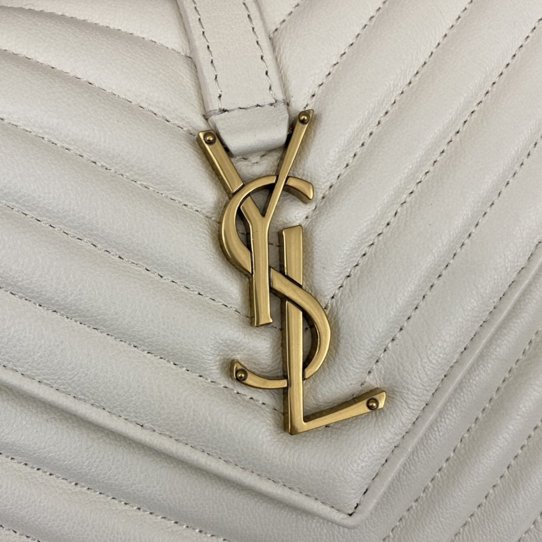 saint laurent medium college leather cross body bag - image 3