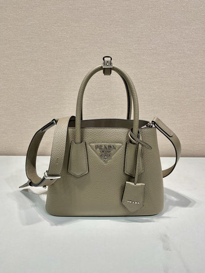 Pr*da small Pr*da double saffiano leather bag - image 6
