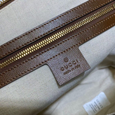 Guc*i gg supreme canvas horsebit 1955 small top handle bag - image 7