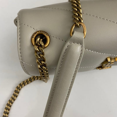 Y*L loulou medium in matelassé lambskin white - image 3