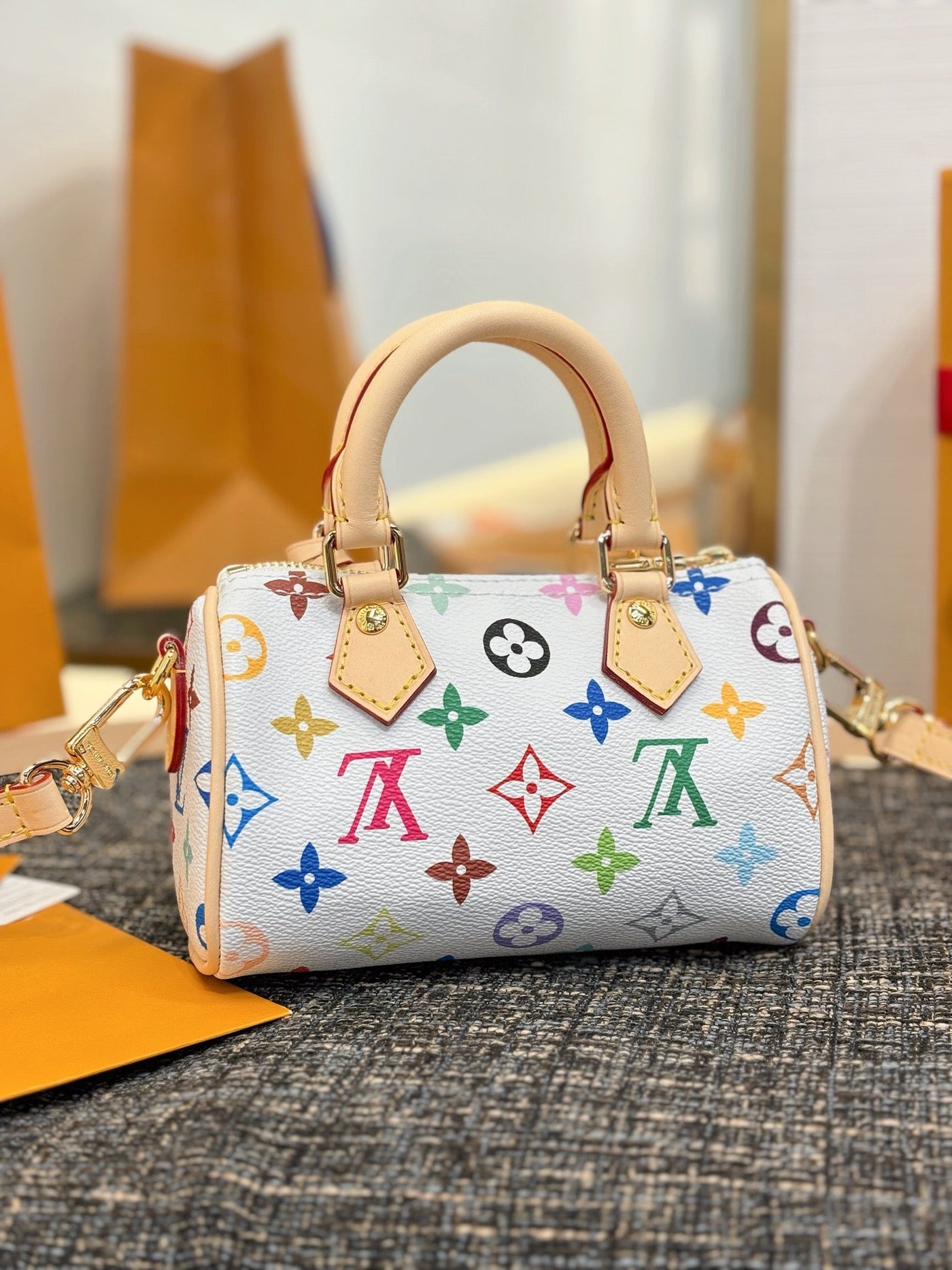 Lou*s Vuitt*n x takashi murakami nano speedy bag - image 3