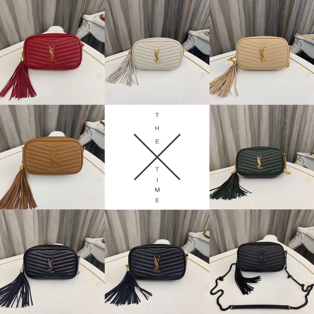 saint laurent lou mini bag with tassel david jones - image 6