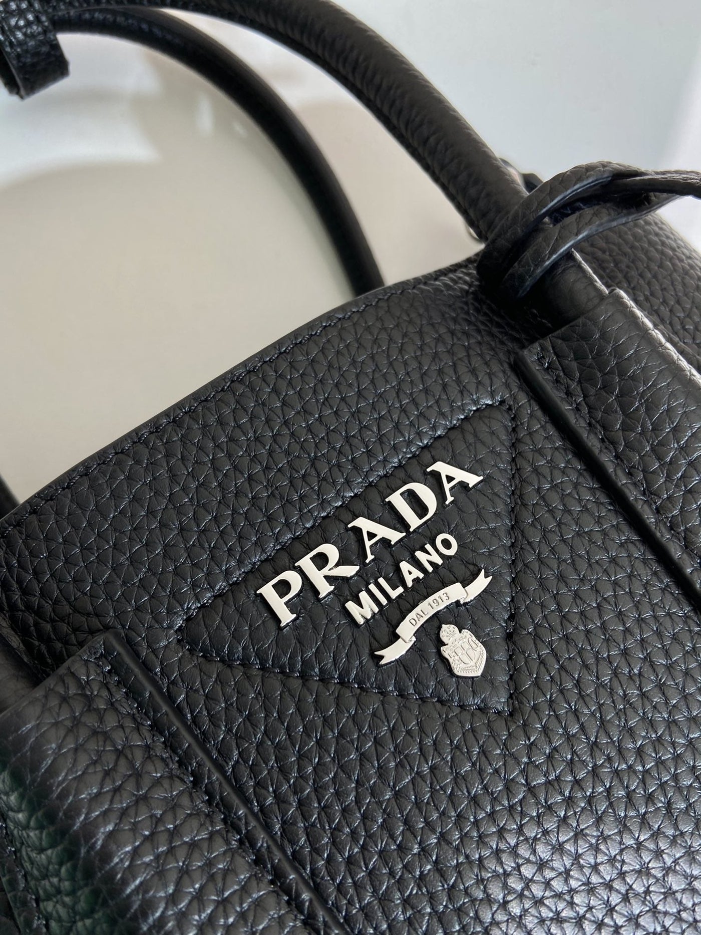 Pr*da small Pr*da double saffiano leather bag - image 7