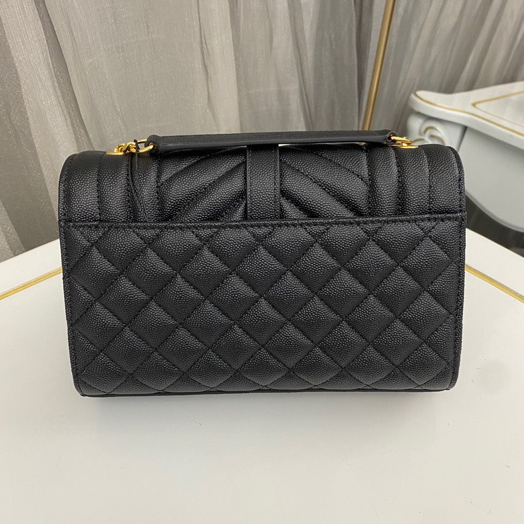 saint laurent envelope bag small black - image 4