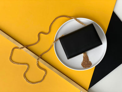 saint laurent black leather small kate tassel crossbody bag - image 5
