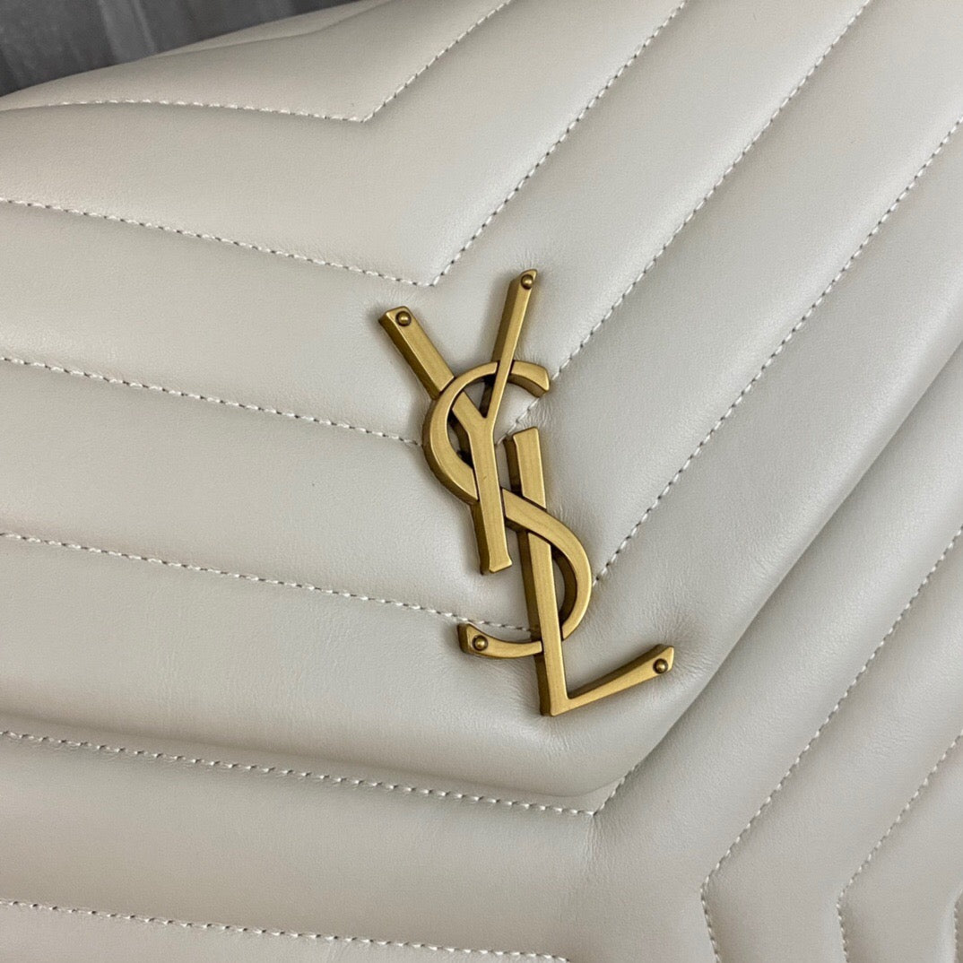 saint laurent sm loulou monogram quilted leather bag - image 6