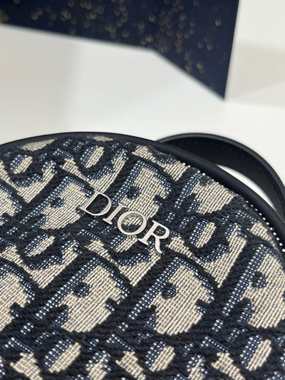 Di*r mini high-end bag – oblique pattern fabric (24x10x16cm) - image 4