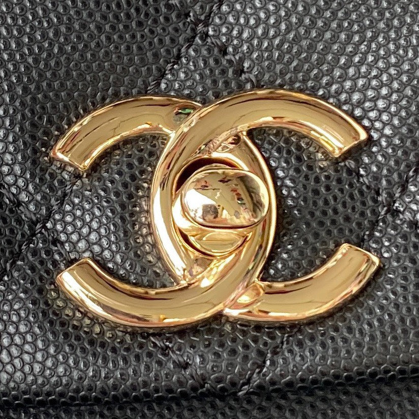 Chan*l mini duma backpack lock gold 21.5×19.5x12cm - image 7