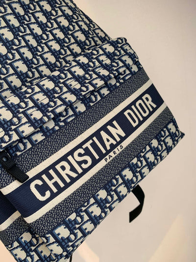 christian Di*r super backpack canvas embroidered pattern 42x33x15cm - image 5