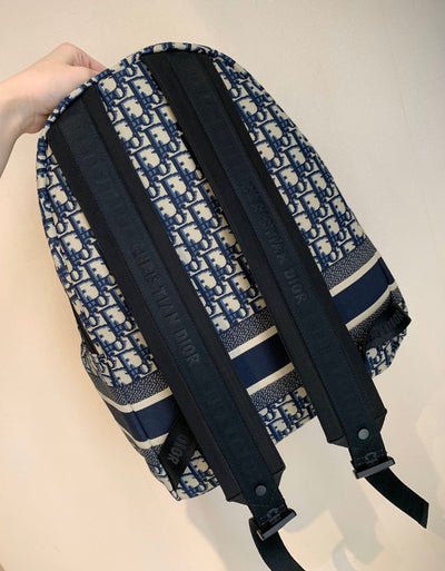 christian Di*r super backpack canvas embroidered pattern 42x33x15cm - image 9