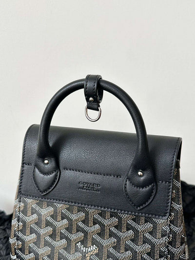 Goya*d mini backpack black super quality monogram pattern size 23x19cm - image 5