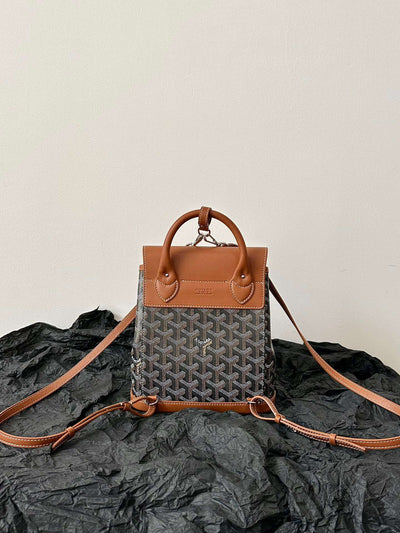 Goya*d mini backpack brown super quality monogram pattern size 23x19cm - image 2