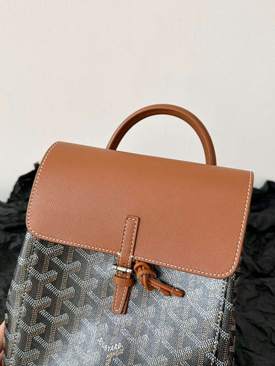 Goya*d mini backpack brown super quality monogram pattern size 23x19cm - image 5