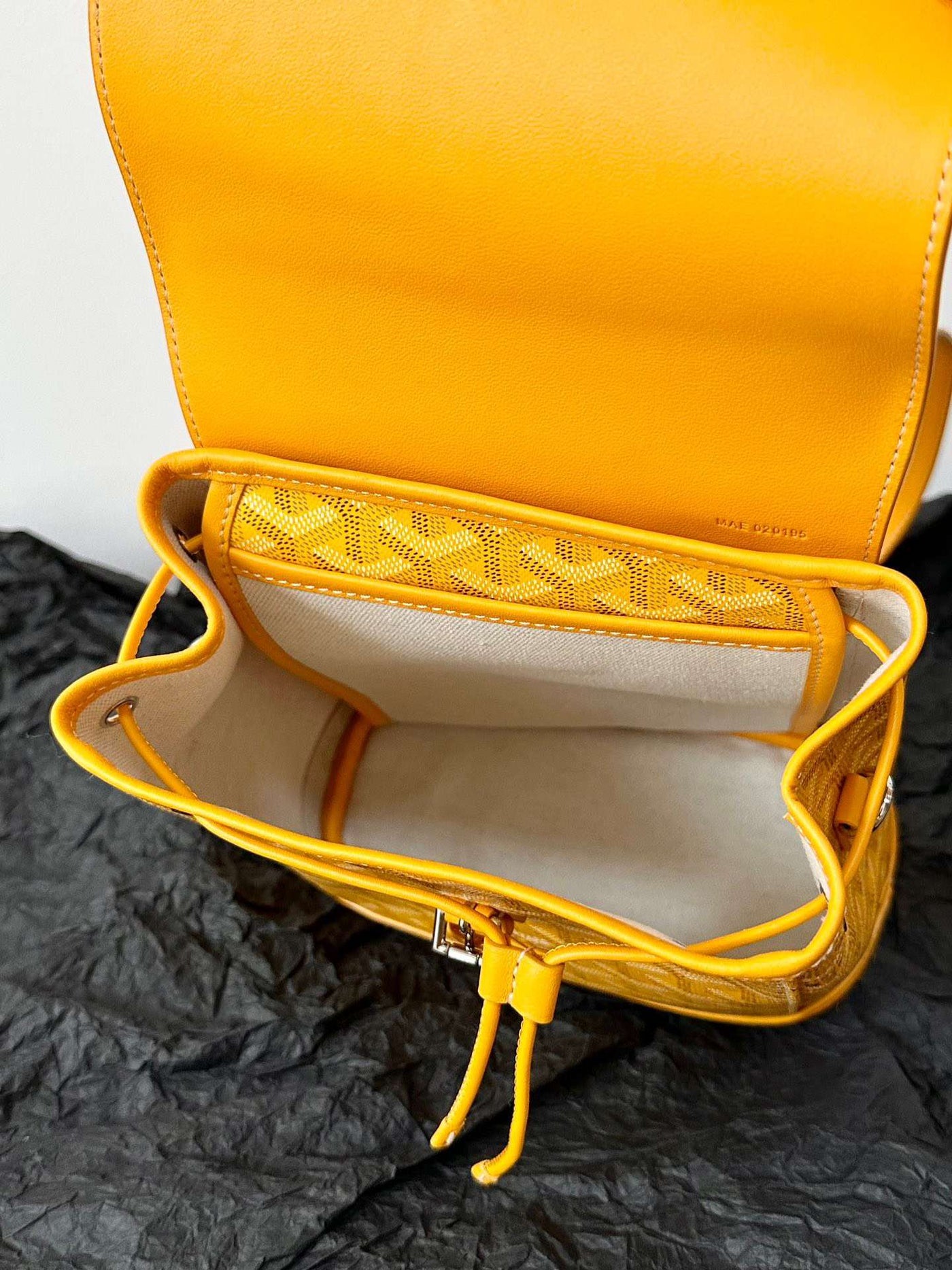 Goya*d mini backpack yellow monogram pattern 23x19cm - image 5
