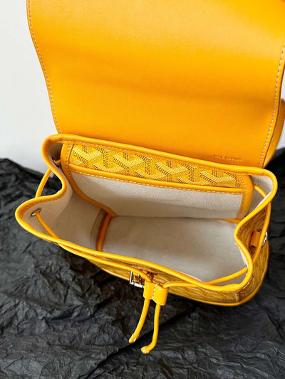 Goya*d mini backpack yellow monogram pattern 23x19cm - image 5