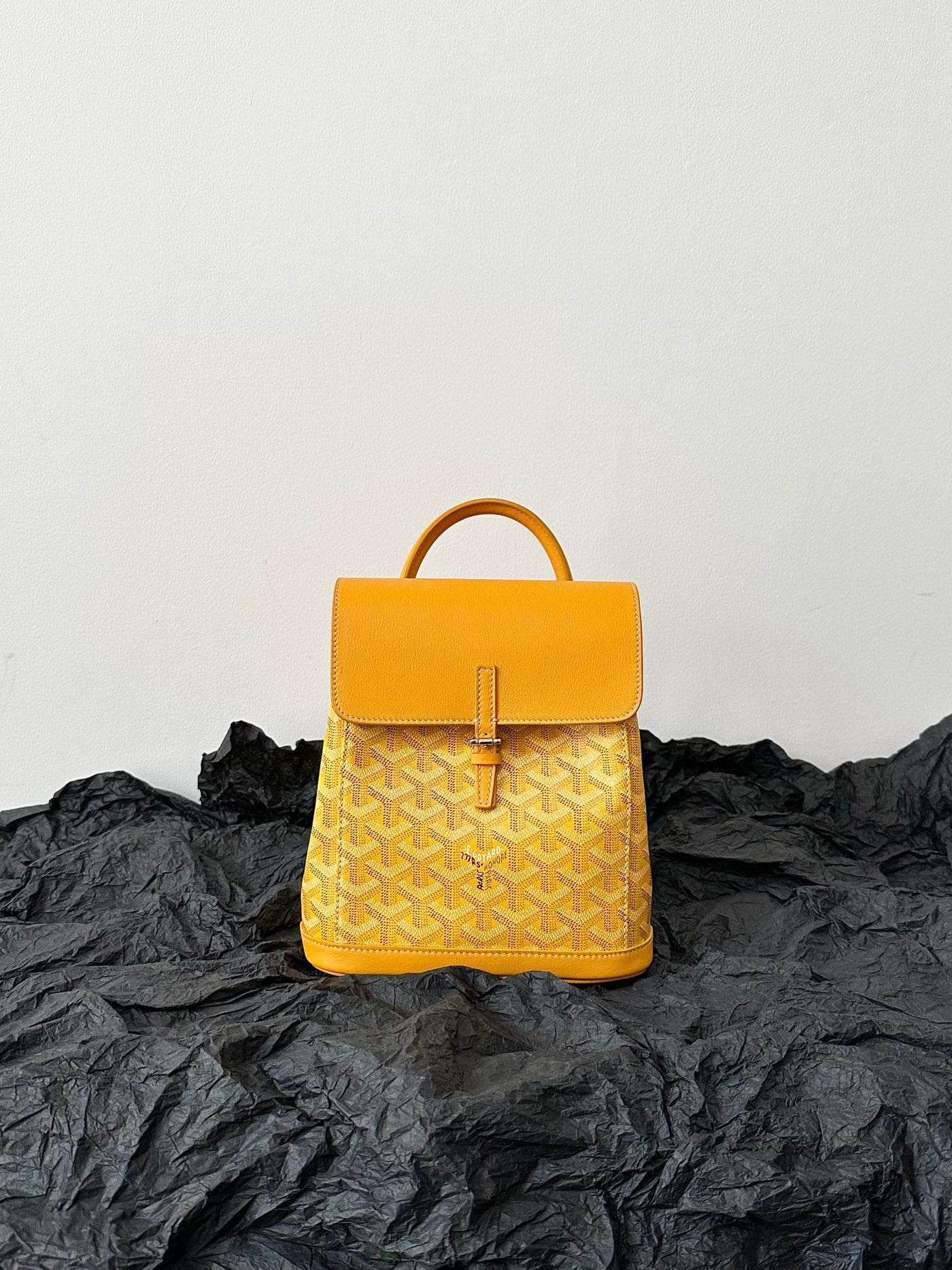 Goya*d mini backpack yellow monogram pattern 23x19cm - image 6