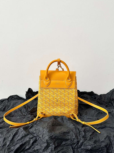 Goya*d mini backpack yellow monogram pattern 23x19cm - image 7
