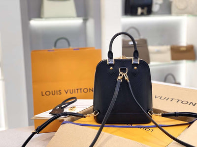 Lou*s Vuitt*n lv alma backpack woman’s black 15x20x10cm - image 4