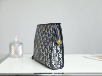 clutch Di*r 30 montaigne pouch canvas siêu cấp 26cm - image 6