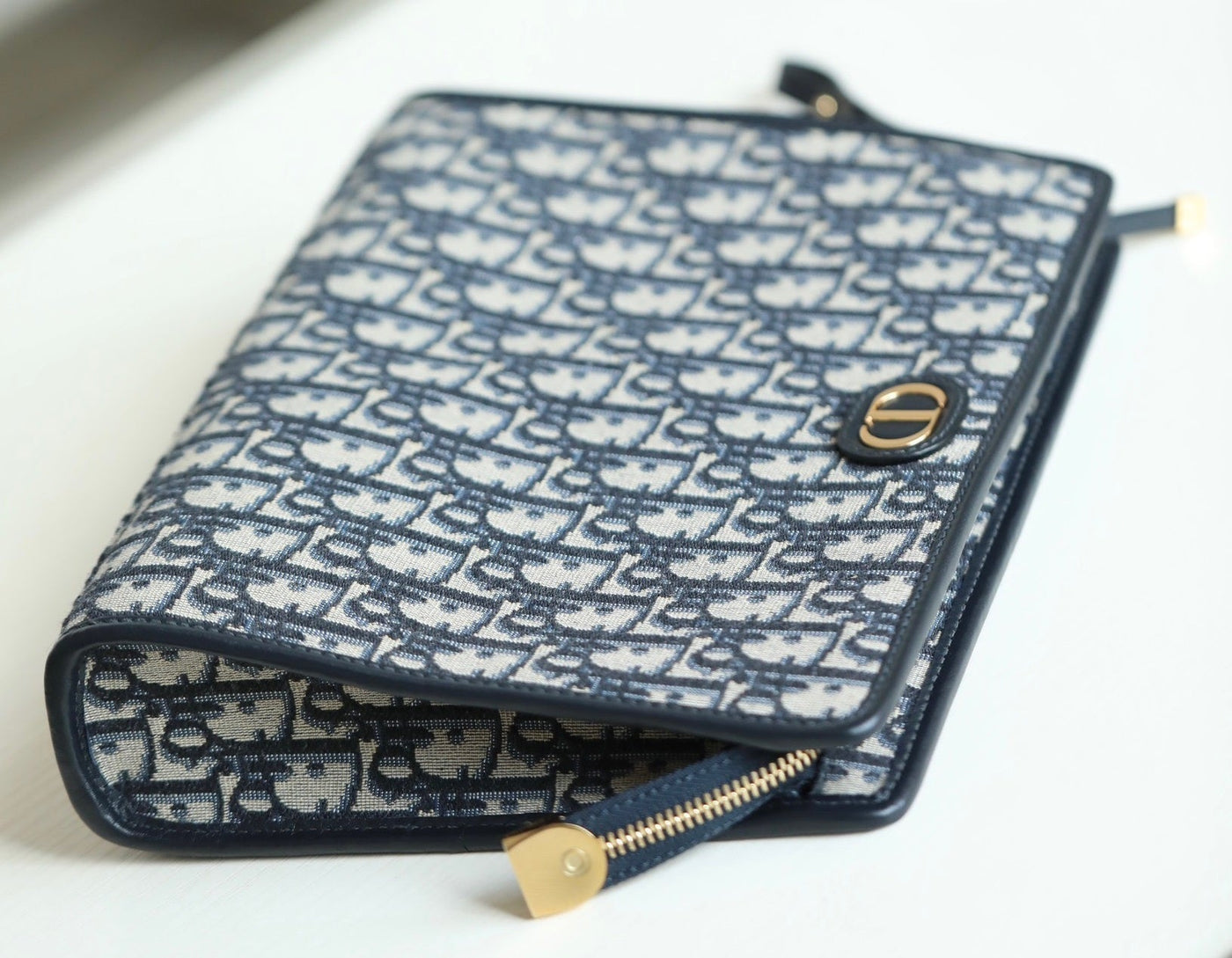 clutch Di*r 30 montaigne pouch canvas siêu cấp 26cm - image 7