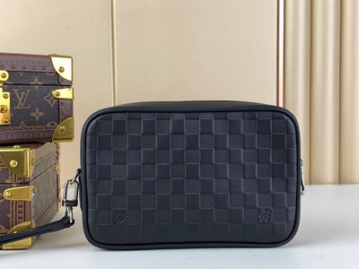 Lou*s Vuitt*n lv clutch bag kasai damier graphite black 24cm - image 7