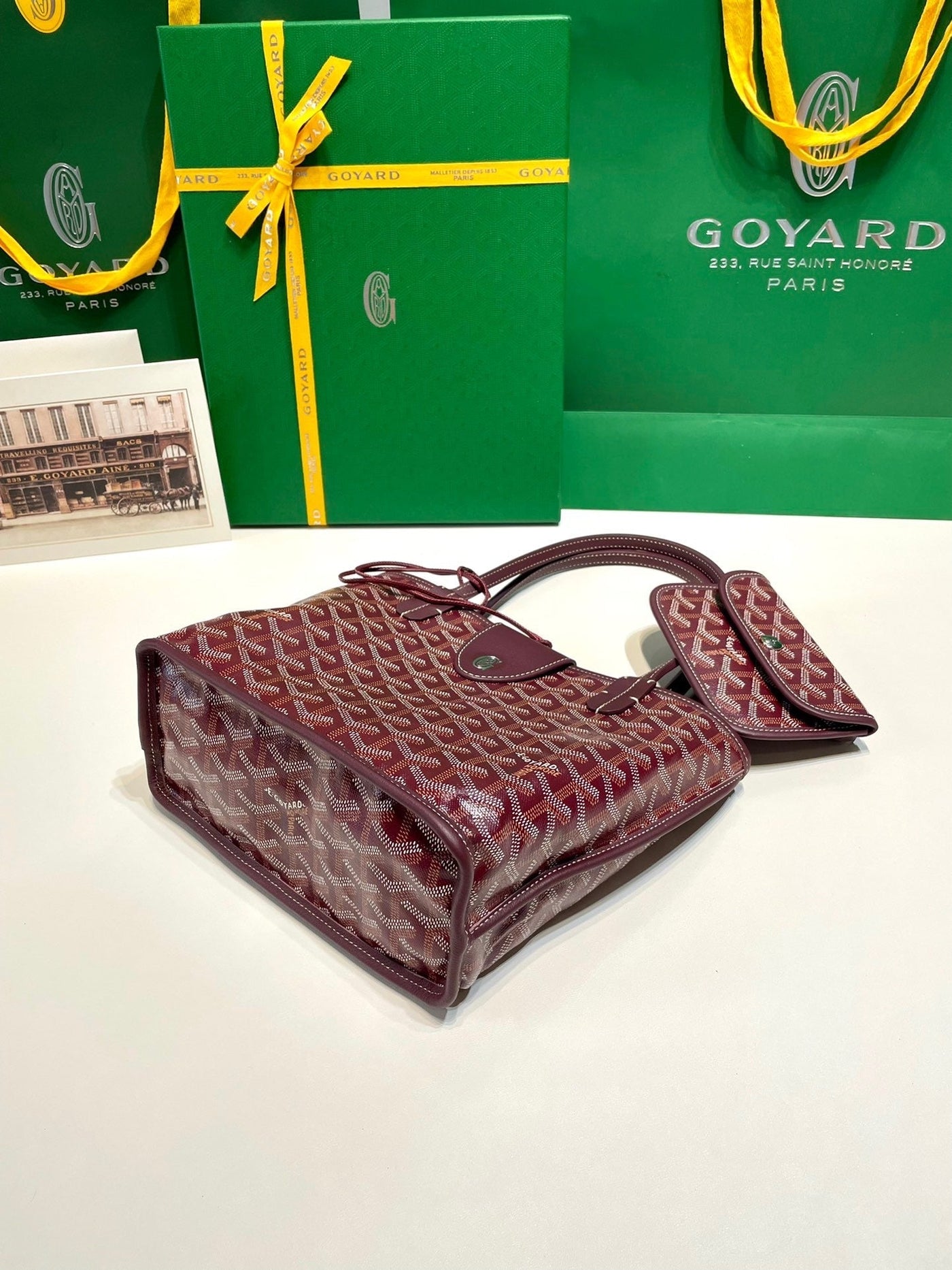 Goya*d anjou mini in burgundy - image 7