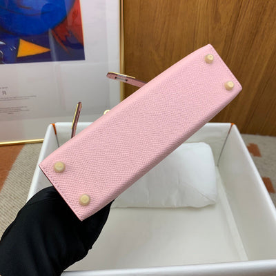 HM KELLY MINI LIGHT PINK GOLD HARDWARE