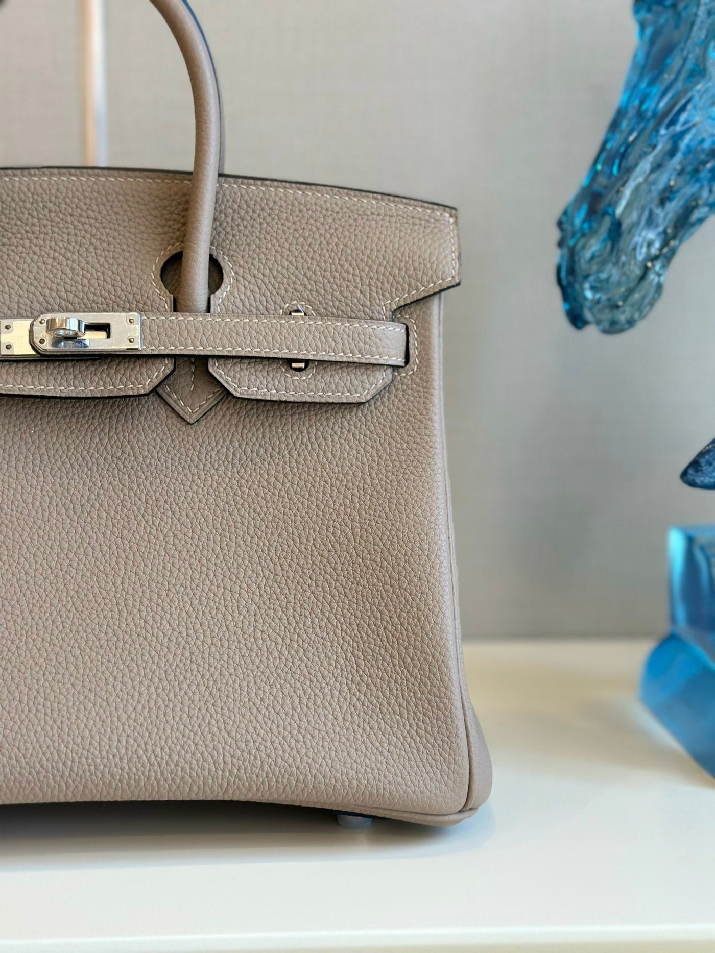 Herm*s birkin gray with sliver hardware (size 30) - image 7