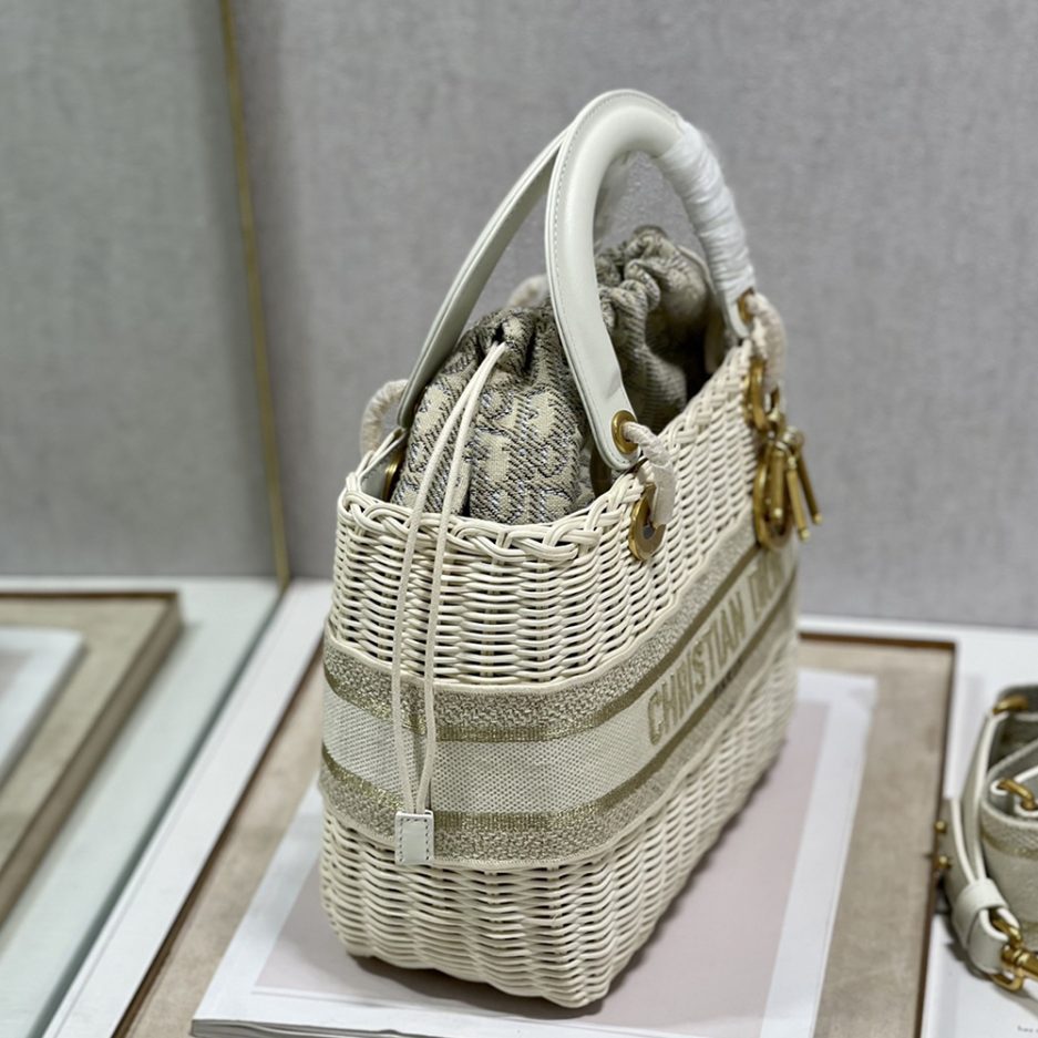 lady Di*r wicker bag - image 2