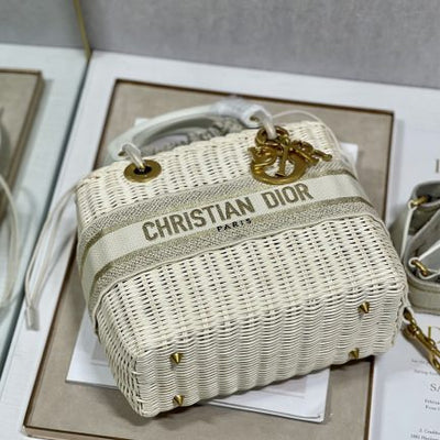 lady Di*r wicker bag - image 4